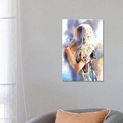 Look Back by Marina Ignatova - Wrapped Canvas Gallery-Wrapped Canvas Giclée