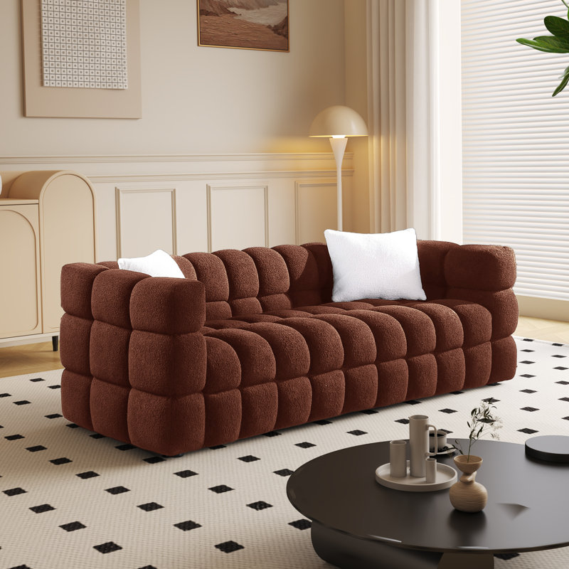 Canapé Arnya, Caramel, H 27 po x l 81 po x P 32 po