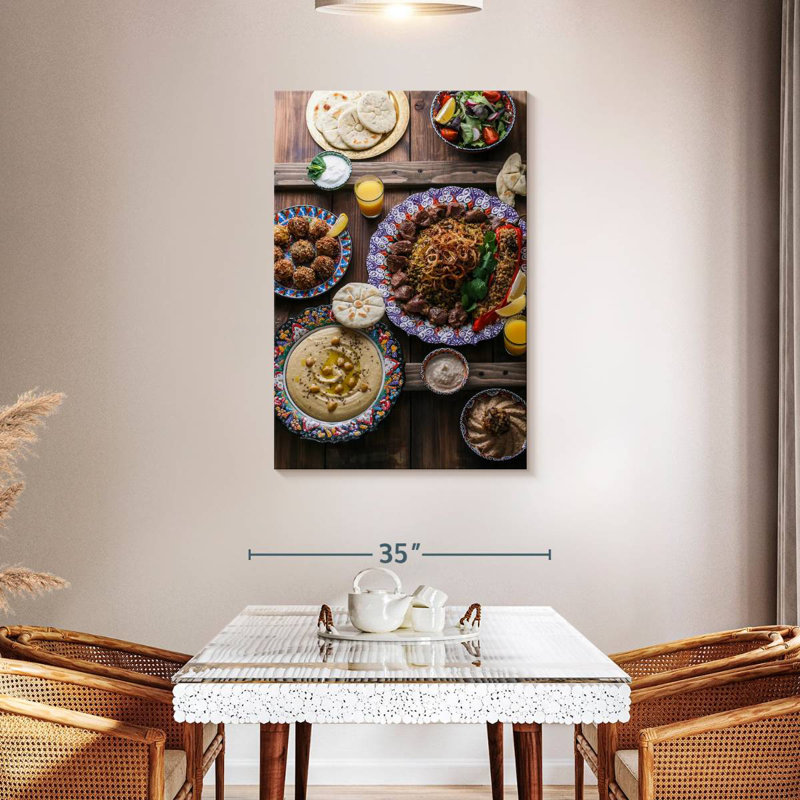 Yarlin Middle Eastern Meze, 45" H x 30" W