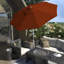 Parasol de patio blanc mat 11 pi.-1893976747