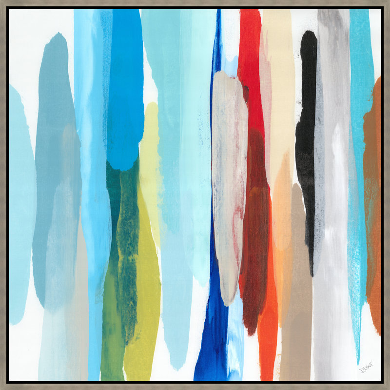 Free Flowing I Painting by Rick Kane, Image Brush Gel