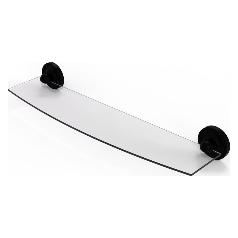 Gober Bracket Shelf, Matte Black, 24"