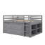 Lit surélevé en bois avec bureau latéral mobile 4 tiroirs et tablettes-1507843045-1507843050