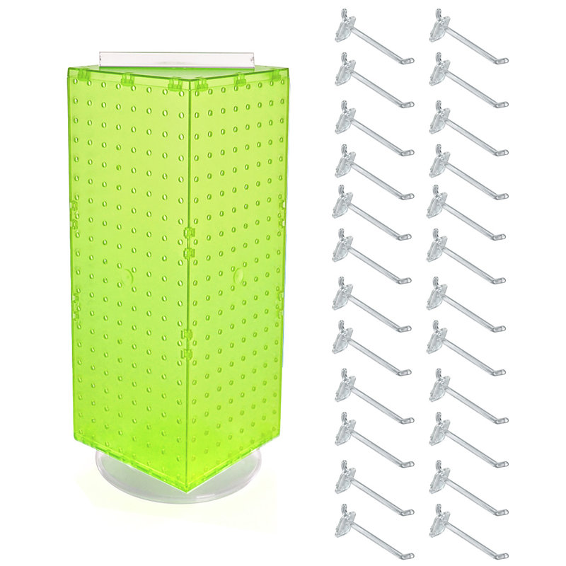 21'' H x 8'' W Plastic Kit with 24 Hooks Included