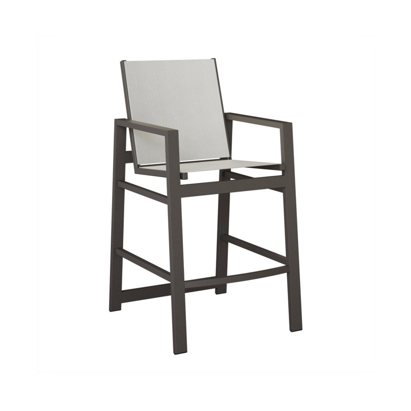 Chaise berçante Berlin Gardens Vida, Noir luxe, Graphite moucheté