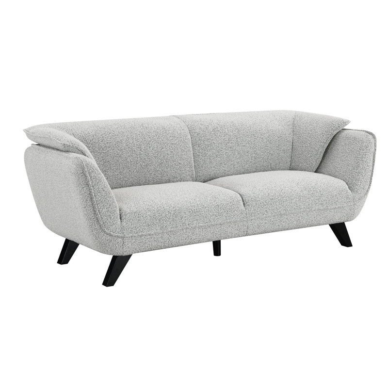 Nayeli Boucle Sofa, Light Gray