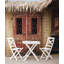 Arlott 2 - Person Wood Patio Dining Set with Square Table-38390587