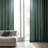 Chittick Dobby Linen Light Filtering Curtains - Single Panel Drapes (1 Panel)-528951985-528951986