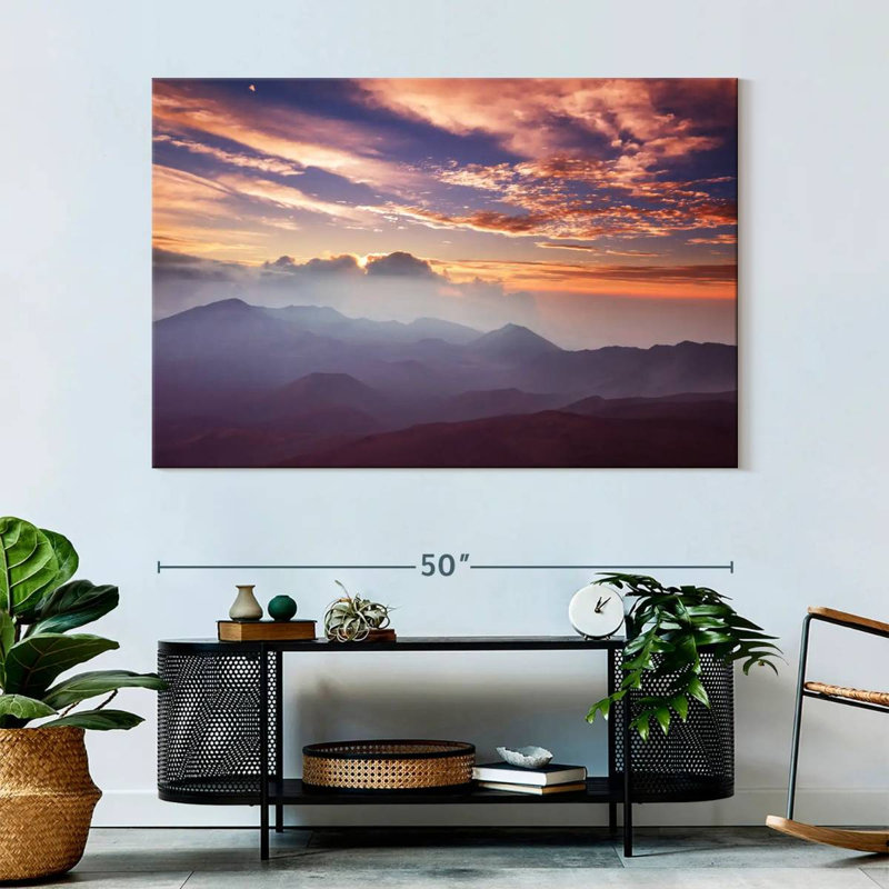 Alvord Haleakala Misty Sunrise, H 34 po x l 51 po