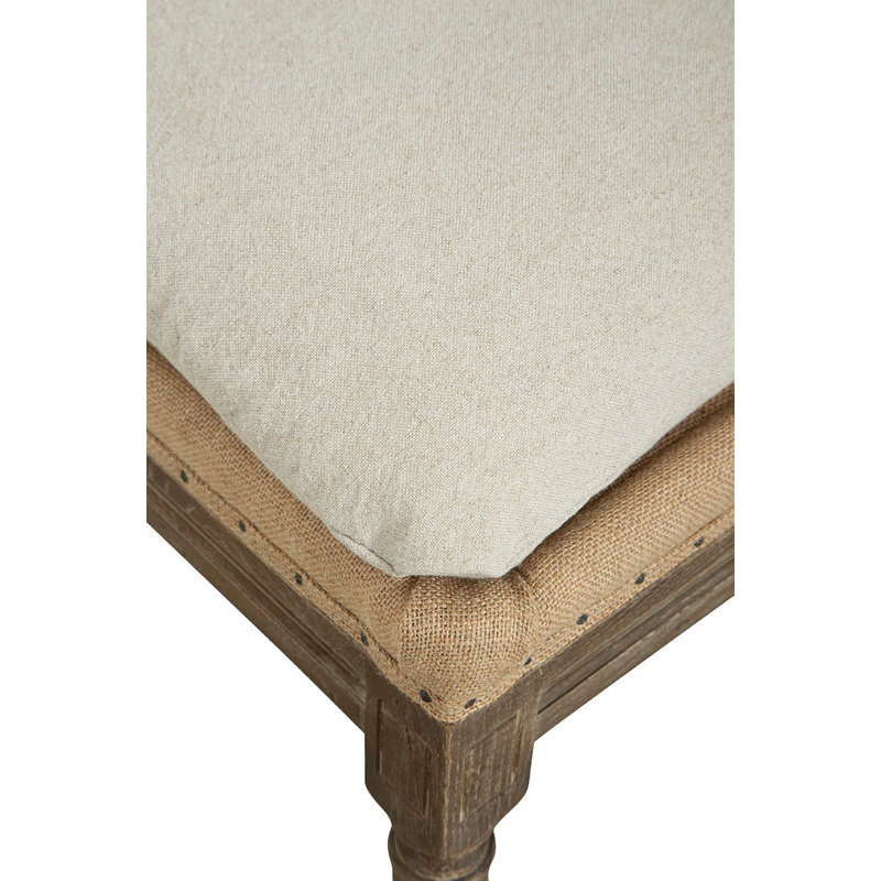 Banc en chêne Angeleigh, naturel
