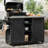 78.3" Outdoor Kitchen Island With Foldable Grill Table-1725805656