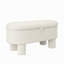 Banc de rangement rembourré avec couvercle relevable