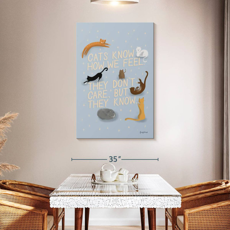 Ode To Cats, 48" H x 32" W