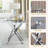 Brazeal 22.08" Square Cross Legs Glass Top End Table-1492081590