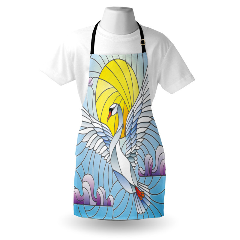 Bungalow tablier cygne rose