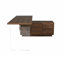 Bindschatel Modular L-Shaped Glass Writing Desk-113660622
