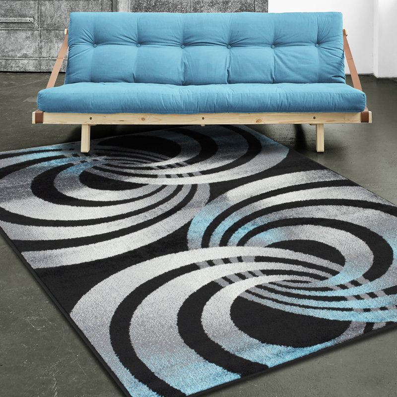 Hartlepool Abstract Indoor Rug, Rectangle 5' x 7'