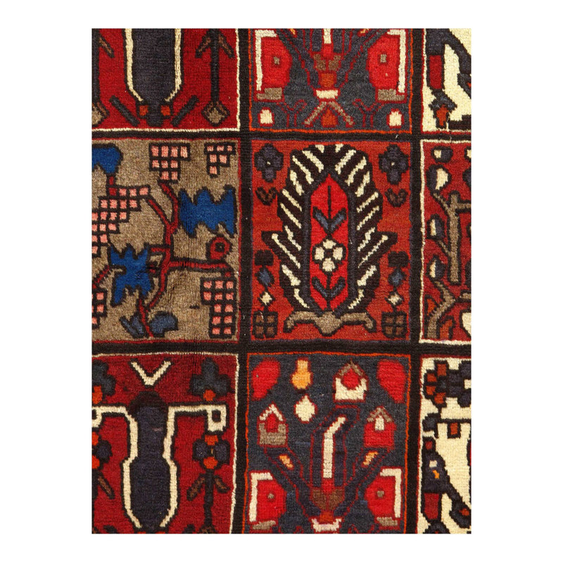 One-of-a-Kind Rectangle 6'11" x 9'11" Hand Knotted Area Rug