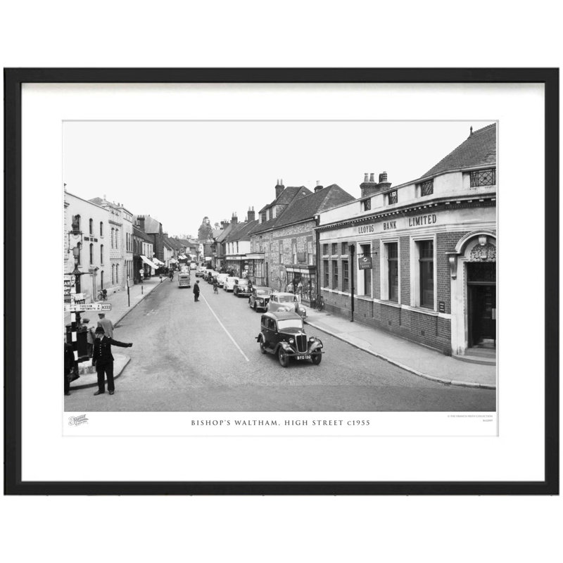 Hucclecote, The Main Road C1955 by Francis Frith - Single Picture Frame Print, 40cm H x 50cm W x 2.3cm D