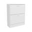 Range-chaussures, 2 portes, blanc