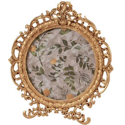 Ornate Gold Filigree Photo Frame