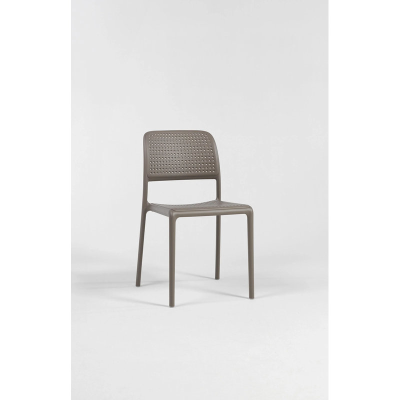 Bora Outdoor Dining Side Chair, Dove Gray