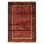 Tapis rouge Teimani 3 pi 9 po x 6 pi 0 po