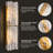 2 - Light Large 30" Wall Sconces With Water Ripple Glass-1434646988