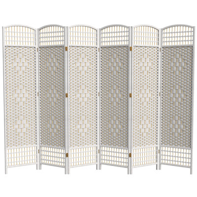 67" Tall Woven Room Divider 