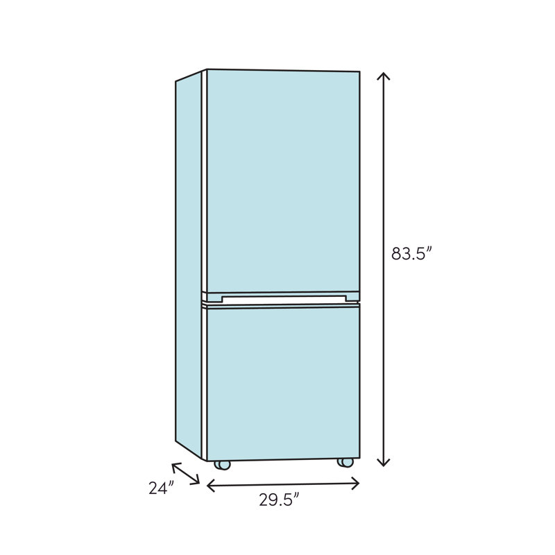 Bertazzoni 29.5'' W Built-in Bottom Freezer Refrigerator, Left Handed