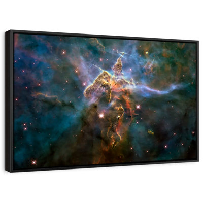 Carina Nebula Mystic Mountain Canvas Print