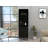 Wine Bottle & Glass Rack Black