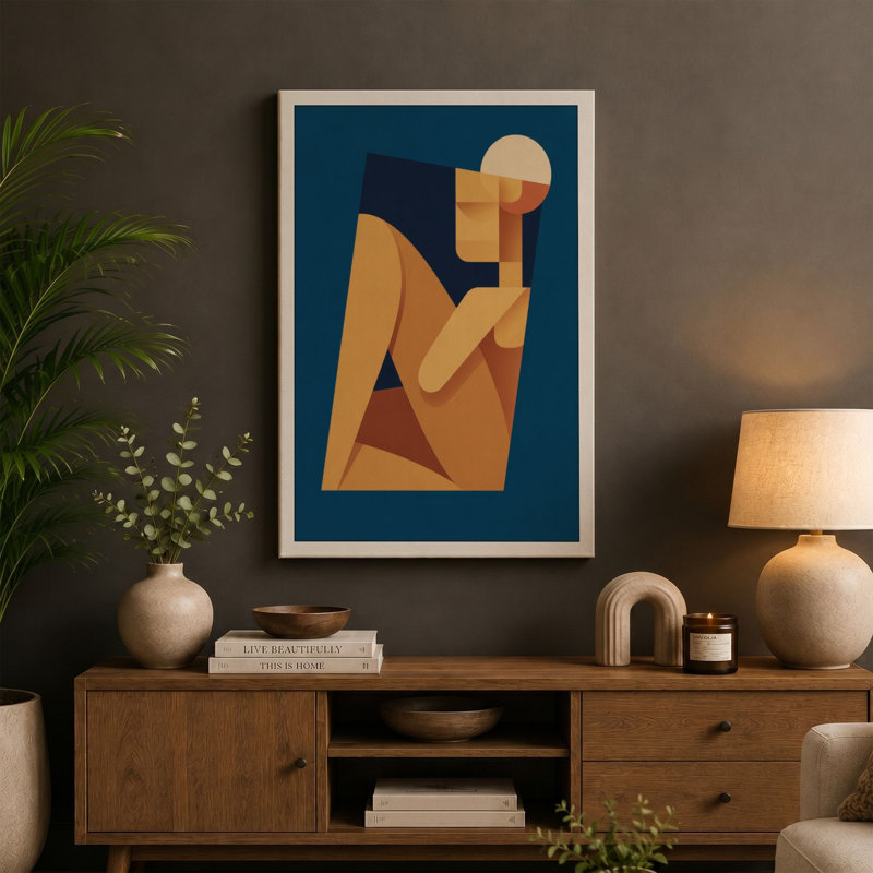 Print, 24x16 - 61.0 x 40.6 cm, Ochre Border