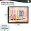 Cadre flottant peint Painted Trio, design par Kim Allen-198185703-198185700