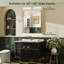 Miroir de salle de bain mural Llesenia-184043388-179273157-184043386