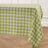 Buffalo Check - 100% Pure Linen Tablecloth-113276426-113276450