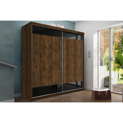 Pemberly 2 Door Solid + Manufactured Wood Wardrobe
