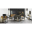 Phillippi Extendable Metal Base Dining Table-1520786360