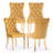 High-end Tufted Wool Linen Upholstered Nailhead Dining Chair-1017249394-1017249397-1017249406
