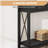 43 Inch Console Table with 2 Drawers & 2-Tier Storage for Entryway, Hallway, Living Room-Black-70617282