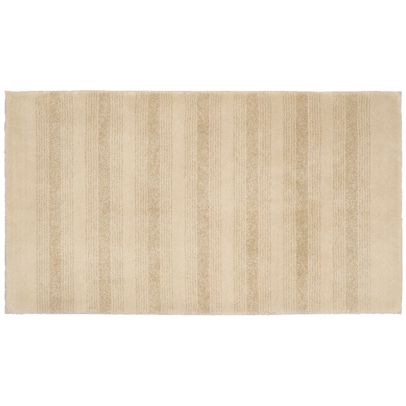 Nylon Bathroom Mat with Non-Slip Appliance Niala, Lin, 2 pi 6 po x 4 pi 2 po