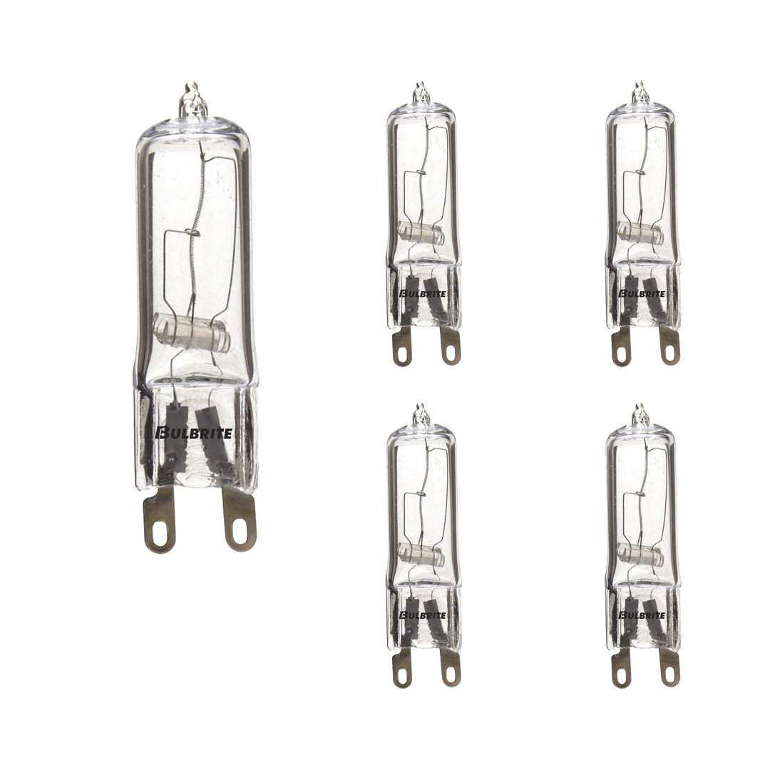 60 Watt T4 G9/Bi-pin Dimmable 2900K Halogen Bulb (Set of 5) Bulbrite Industries
