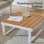 Ensemble de conversation en aluminium pour patio-1457117948