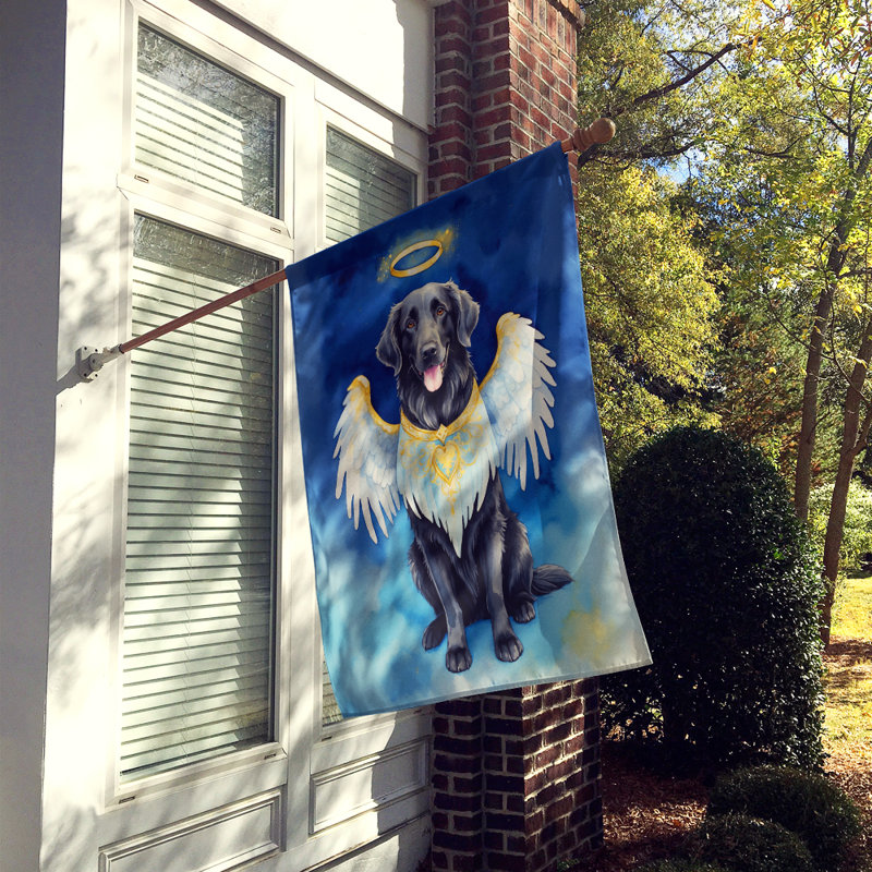 Drapeau «My Angel House» à poil plat Retriever