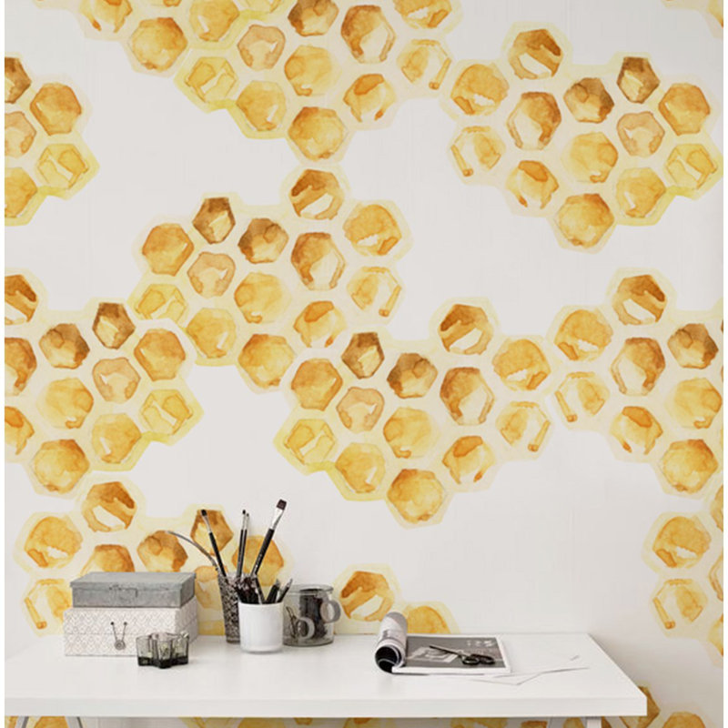 Lamarea 1.52m x 1.04m Matte Mural, 416 x 254cm