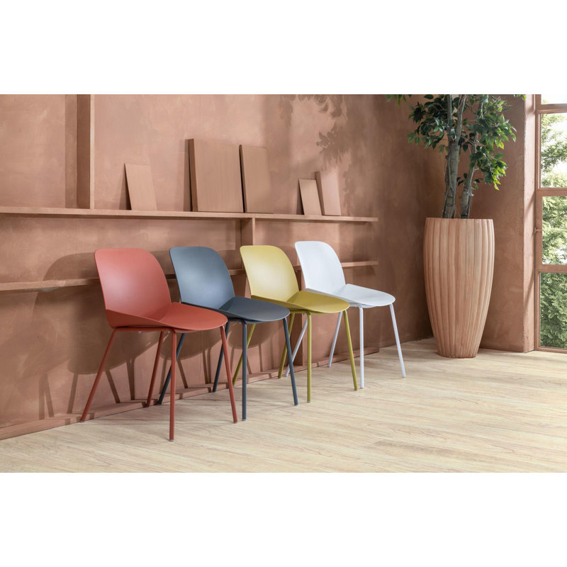 Dunstable 45cm H Full Back Side Chair, White
