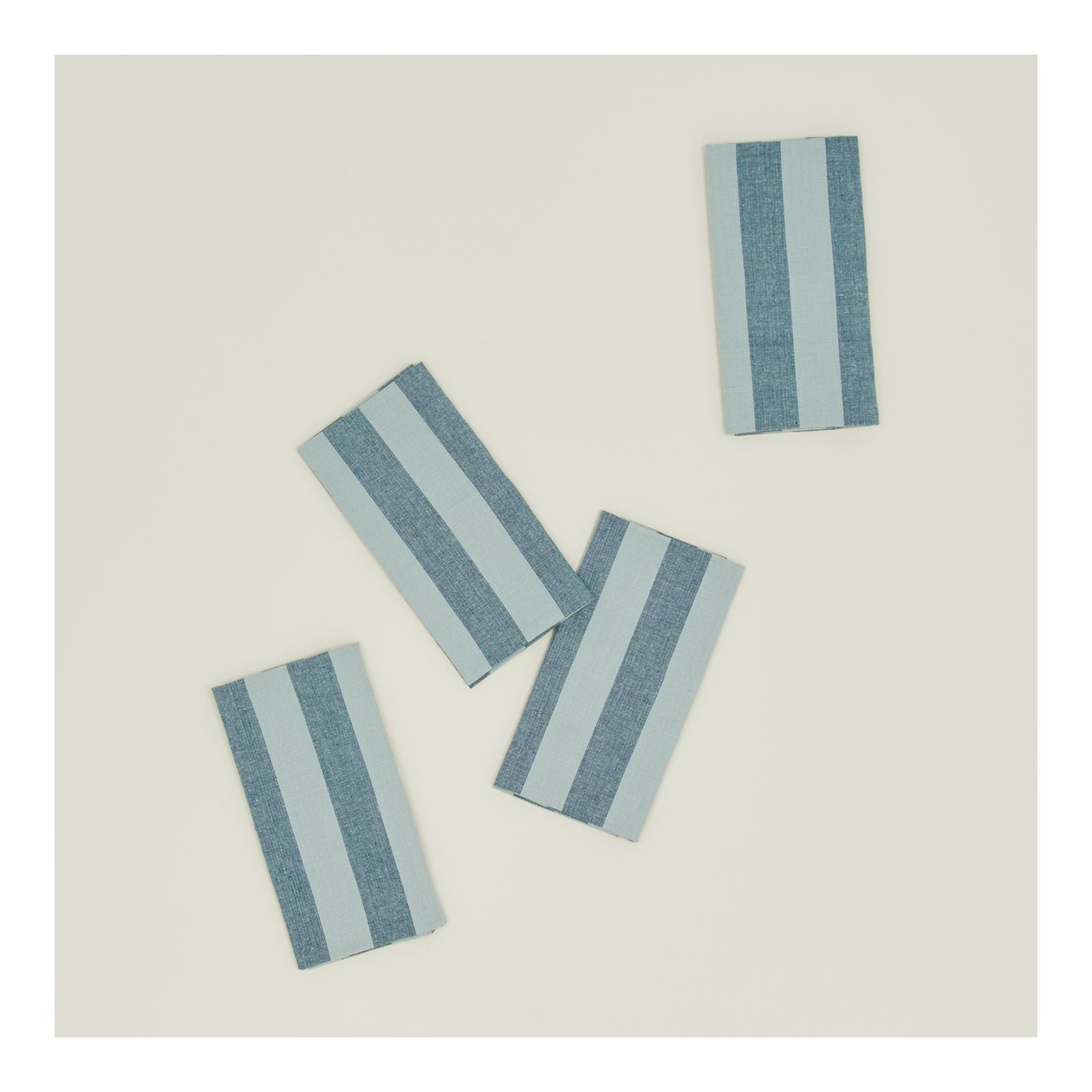 Essential Striped Dinner Napkin , Sky/Peacock