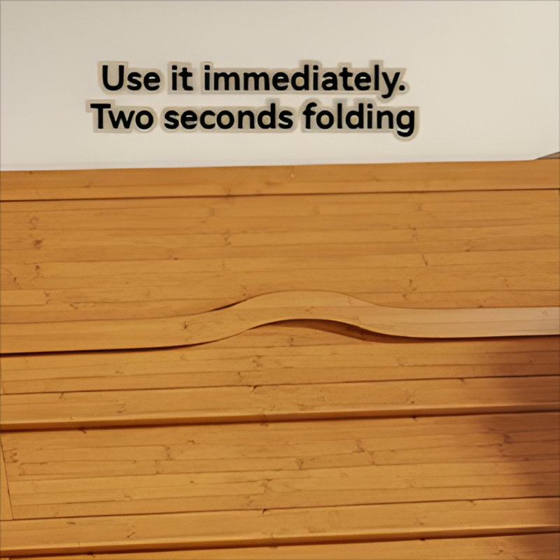 Foldable Shoe Rack - Pull To Use, Multi-Layer Simple Shoe Cabinet For Home Entrance, Tan