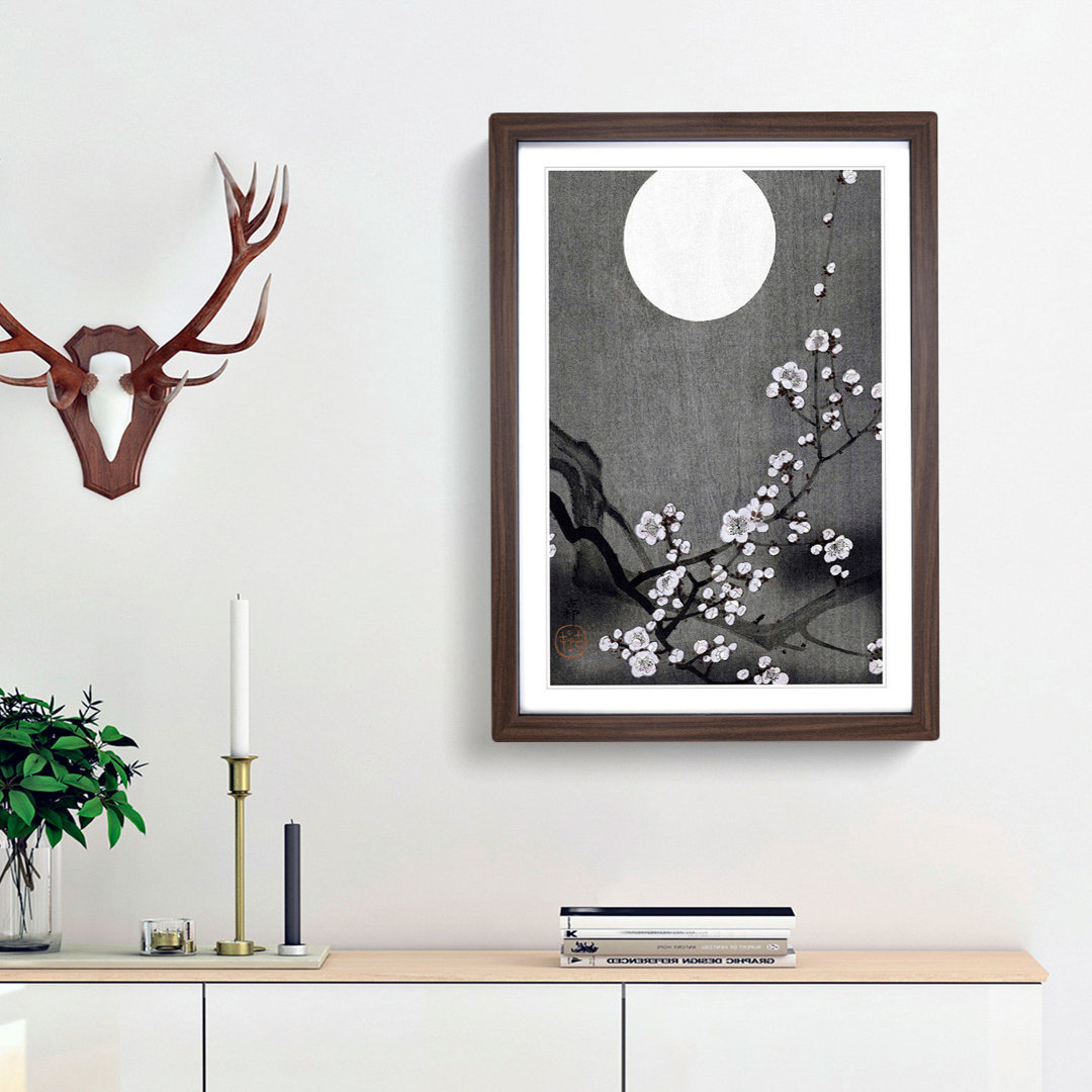 Blooming Plum Blossom by Ohara Koson - Picture Frame Painting Print