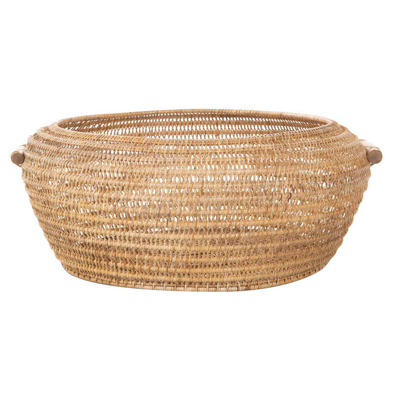 Bayou Breeze Alexisa Rattan Decorative Basket